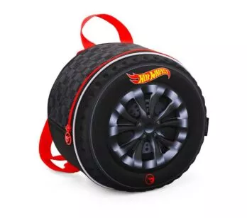 Lancheira 3D Infantil Térmica - Hot Wheels - Pneu - Luxcel