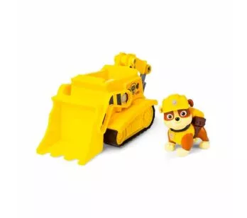Veículo com Figura - Patrulha Canina - Escavadeira - Rubble - Sunny Brinquedos