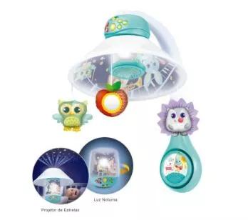 Móbile Infantil Projetor - 3 em 1 - Hora de Dormir - Winfun