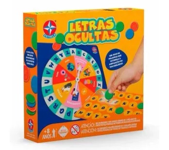 Jogo Infantil - Letras Ocultas - Estrela