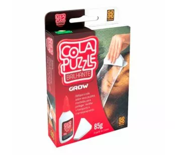 Cola para Quebra-Cabeça - 85g - Puzzle Brilhante - Grow