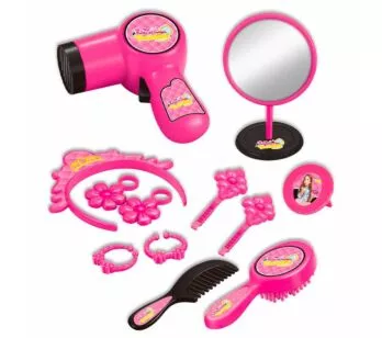 Kit Infantil - Salão de Beleza Fashion - 12 peças - DM Toys