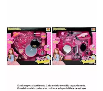 Kit Infantil - Salão de Beleza Fashion - Sortido - DM Toys