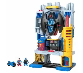 Bonecos e Cenário - DC Super Friends - Mega Quartel General - Imaginext