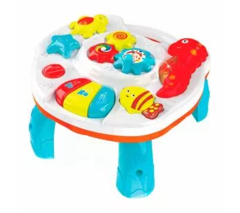 Mesa de Atividades Infantil - 2 em 1 - Mesinha Musical Piano - Braskit