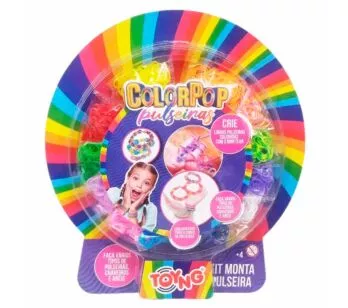 Kit Bijuterias Infantil - ColorPop Pulseiras - Toyng