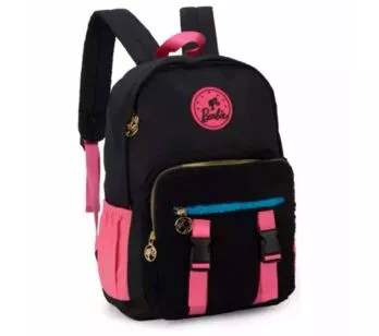Mochila de Costas - Barbie - Preta - Luxcel
