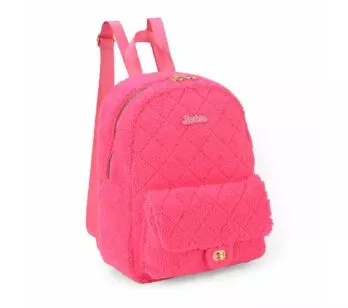 Mochila de Costas - Pelúcia - Barbie o Filme - Rosa - Luxcel