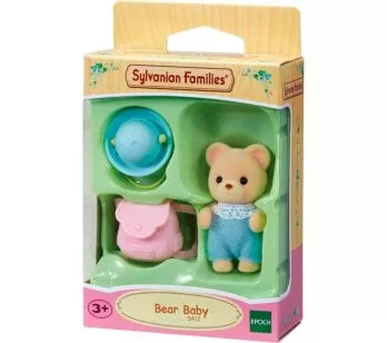 Figura com Acessório - Sylvanian Families - Bebê Urso - Epoch Magia