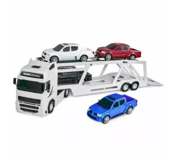 Caminhão Roda Livre - Roma Diesel RX Cegonheira - Branco - Roma