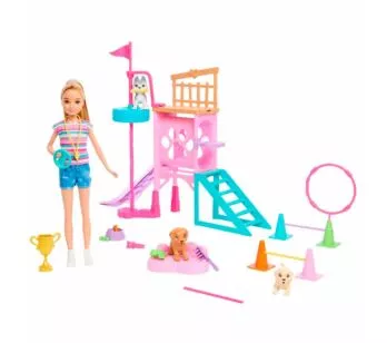 Boneca - Barbie e Stacie ao Resgate - Treinadora de Cachorros - Mattel