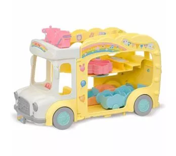 Ônibus Roda Livre - Sylvanian Families - Arco-íris Jardim da Infância - Epoch Magia