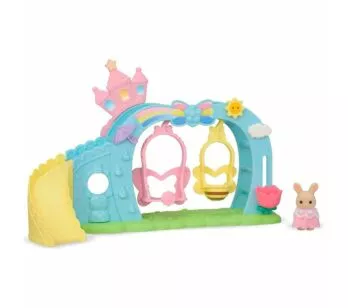 Figura e Cenário - Sylvanian Families - Balanço Jardim da Infância - Epoch Magia