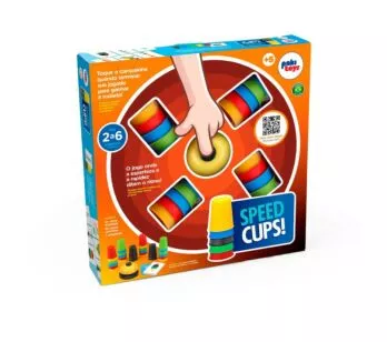 : Jogo de Raciocínio Lógico – Speed Cups – 56 peças - Pakitoys