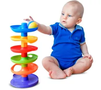 Conjunto de Atividades Bebê - Torre Paki Rampa - Pakitoys
