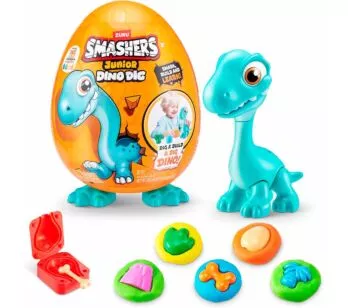 Figura - Smashers Junior Dino Dig - Ovo Brontosaurus - Fun Divirta-se