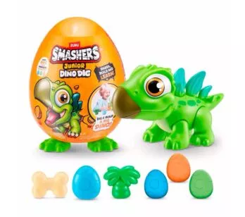 Figura - Smashers Junior Dino Dig - Ovo Pequeno - Stegosaurus - Fun Divirta-se