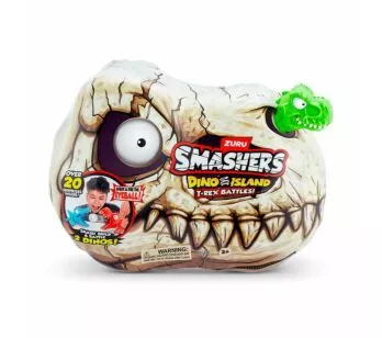 Figura Surpresa - Smashers Dino Island - Mini T-Rex - Verde - Fun Divirta-se