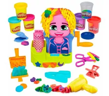 Massa de Modelar - Play-Doh - Cabelos Coloridos com Estilo - Hasbro