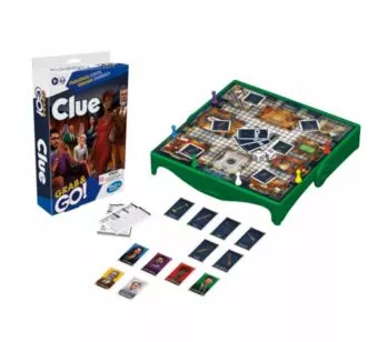 Jogo de Tabuleiro - Portátil Grab and Go - Clue - Hasbro Gaming
