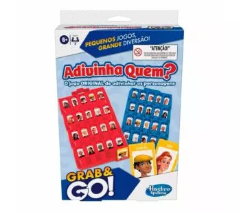 Jogo Infantil - Portátil Grab and Go - Adivinha Quem? - Hasbro Gaming
