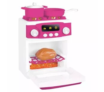 Fogão com Forno Grill Infantil Elétrico - Casa Encantada - Zippy Toys