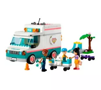 Blocos de Montar - Ambulância do Hospital Heartlake City - 344 peças - LEGO Friends