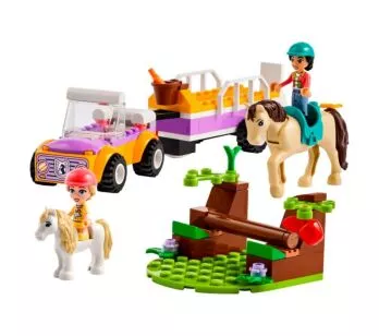 Blocos de Montar - Trailer de Cavalo e Pônei - 105 peças - LEGO Friends