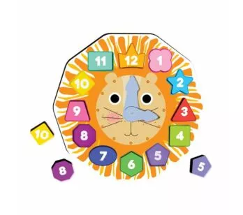 Jogo Educativo - Aprendendo as Horas - Leãozinho - Nig Brinquedos