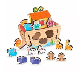 Cenário e Playset - Madeira - Arca de Noé - Nig Brinquedos
