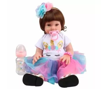 Boneca Bebê - Reborn Laura Baby - Christy - Shiny Toys
