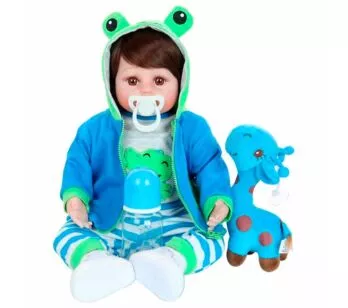Boneco Bebê - Reborn Laura Baby - Bryan - Shiny Toys