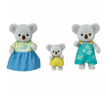 Figuras - Sylvanian Families - Família Coalas Copa de Árvore - Epoch Magia