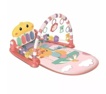 Tapete e Ginásio de Atividades com Piano Musical - Rosa - Zoop Toys