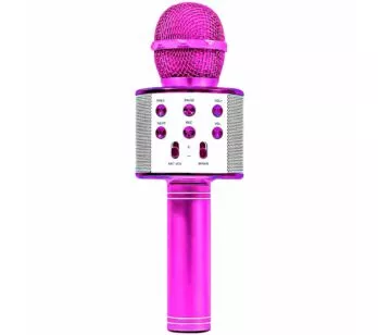 Microfone Bluetooth Infantil - Star Voice Karaokê - Rosa - Zoop Toys