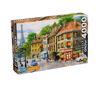 Quebra-Cabeça –  PUZZLES 4000 PEÇAS – RUAS DE PARIS- Grow