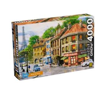 Quebra-Cabeça –  PUZZLES 4000 PEÇAS – RUAS DE PARIS- Grow