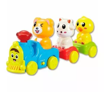 Trenzinho Didático - Sons e Luzes - Trem Bilíngue - Zoop Toys