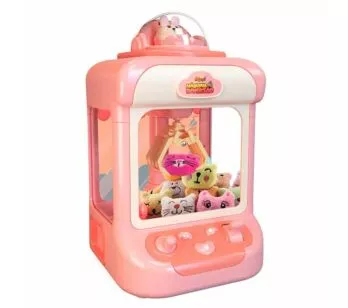 Mini Máquina Infantil de Pegar - Pelúcias e Bolinhas - Coelho - Zoop Toys