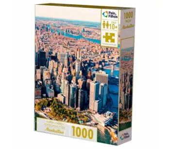 Quebra-Cabeça - 1000 Peças – Manhattan – Pais e Filhos