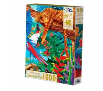 Quebra-Cabeça - 1000 Peças – Amazonia Viva – Pais e Filhos