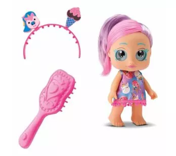 Boneca de Vinil - My Little Glitter - Penteados - Divertoys