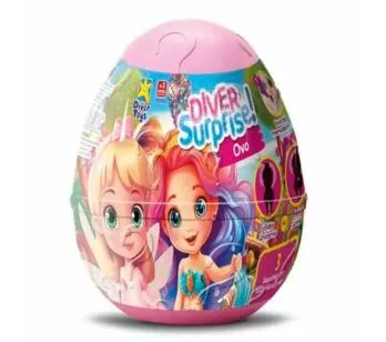 Boneca de Vinil - Diver Surprise Ovo Surpresa - Divertoys