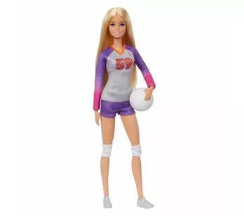 Boneca Articulada - Barbie Profissões Made To Move - Jogadora de Vôlei - Mattel