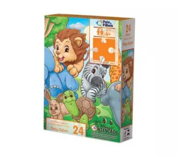 Quebra-Cabeça - 24 Peças – Baby Safari – Pais e Filhos