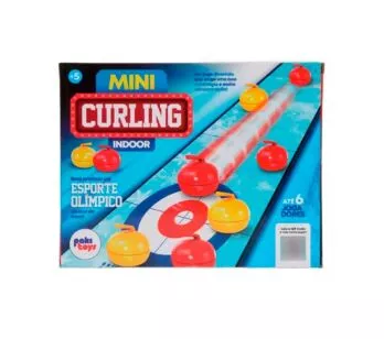 Jogo Infantil - Mini Curling Indoor- Pakitoys