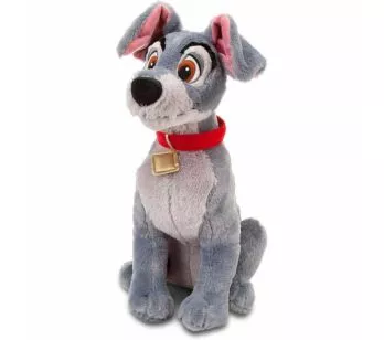 Pelúcia Infantil - Disney a Dama e o Vagabundo - Cachorro - Fun Divirta-se
