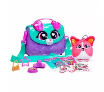 Pelúcia com Bolsinha - Glam Buddies - Ruby - Fun Divirta-se 