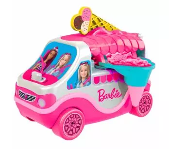 Veículo 2 em 1 - Barbie - Caminhão Faz Sorvete - Fun Divirta-se