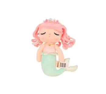 Boneca de Pano - Metoo - Mini Angela Sereia Pérola - Bup Baby